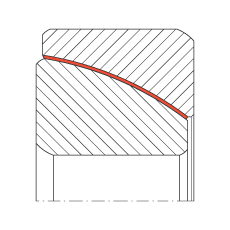 角接觸關(guān)節(jié)軸承 GE170-SW, 根據(jù) DIN ISO 12 240-2 標(biāo)準(zhǔn)，免維護(hù)