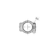 液壓桿端軸承 GIHRK70-DO, 根據(jù) DIN ISO 12 240-4 標(biāo)準(zhǔn)，帶右旋螺紋夾緊裝置，需維護(hù)